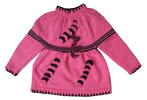 Buy Apna Showroom Baby Girl Woolen Sweater Frock Skirts (Pink,18-24 ...