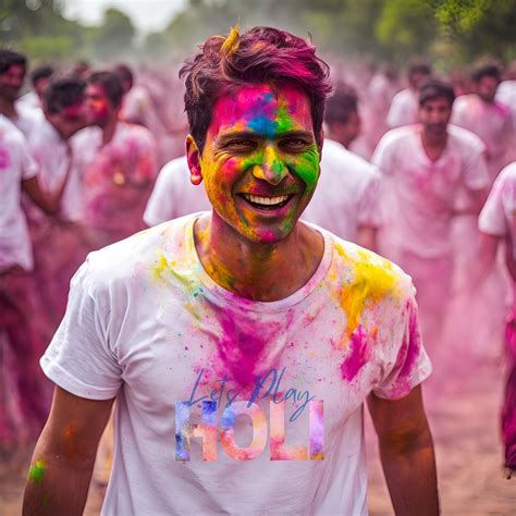 Playful Holi T-Shirt Made of Pure Cotton For Entire Family – T Bhai