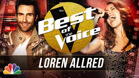 Watch The Voice Web Exclusive: Loren Allred Wonderfully Performs David ...