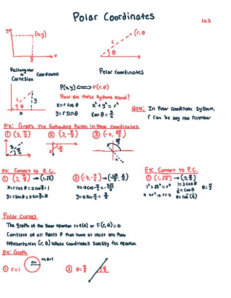 Polar coordinates -.. (r,o 3q (x,y). Rectangular Polar coordinates Or Coordinates Cartesian P(x ...
