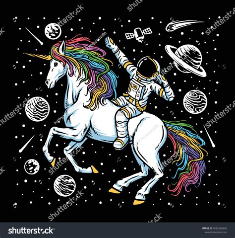 Unicorn In Space
