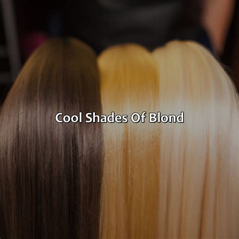 Different Shades Of Blond - colorscombo.com