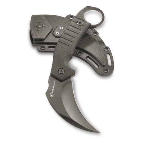 Smith & Wesson Extreme OPS Fixed Blade Karambit Knife | Sportsman's Guide