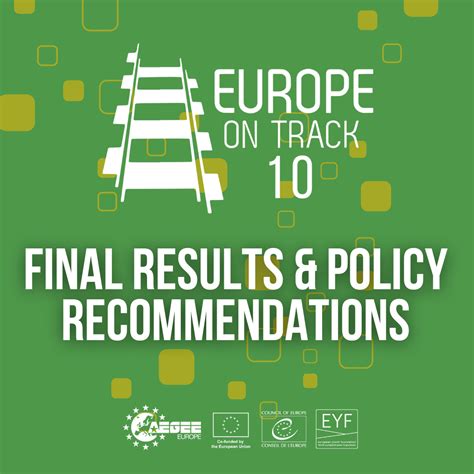 Europe on Track 10 | Final Results & Policy Recommentations – AEGEE-Europe