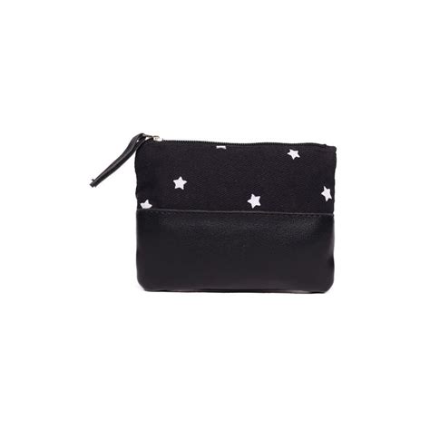Buy Astrid Black Printed Pouch Online