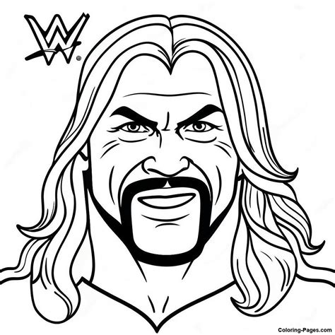 Wwe Coloring Page | Coloring-Pages.com