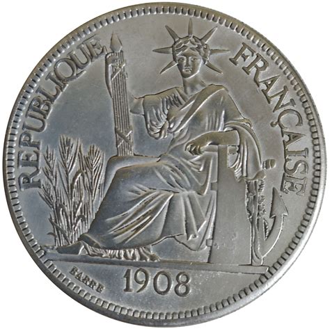 Counterfeit - 1 Piastre - Indochine – Numista