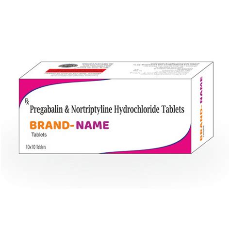 Pregabalin + Nortriptyline Hydrochloride Tablets Knox Life Sciences
