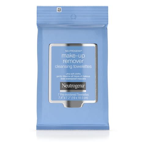 Neutrogena Makeup Remover Wipes & Face Cleansing Towelettes, Travel ...