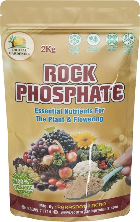 Elamgreen Rock Phosphate Fertilizer Crushed Powder for Fruiting and ...