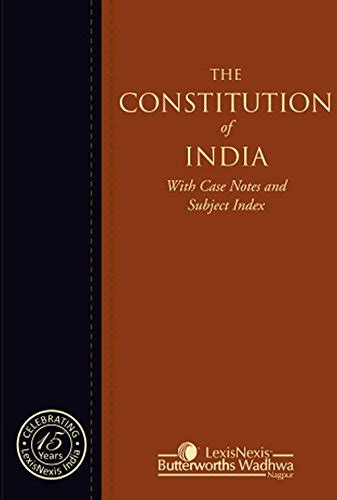 Buy The Constitution of India: with Case Notes and Subject Index Book ...