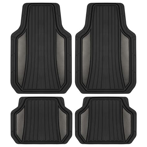 Amazon.com: Motor Trend ChromeTech Car Floor Mats Full Set - Durable ...