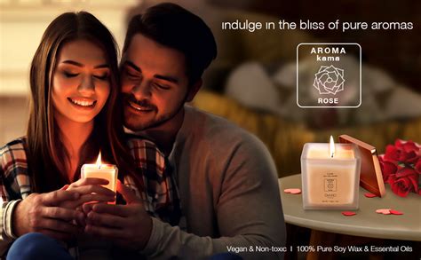 Omved Soy Wax Candle, Rose : Amazon.in: Home & Kitchen