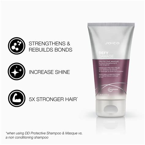 Joico Defy Damage Protective Masque | For Color-Treated Hair | Strengt ...