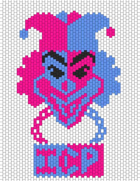 Icp Carnival Of Carnage Jokers Card Poster Bead Pattern | Peyote Bead ...
