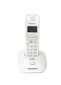 Panasonic 2.4 GHz Digital cordless Phone KX-TG3551SXW- WHITE : Amazon ...