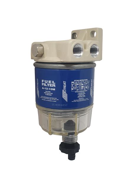 Fueltreat A-12-10M Water Separating Fuel Filter Kit (RACOR R12T TYPE)
