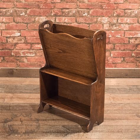 Antique Magazine Rack, Edwardian Bookcase – London Fine Antiques