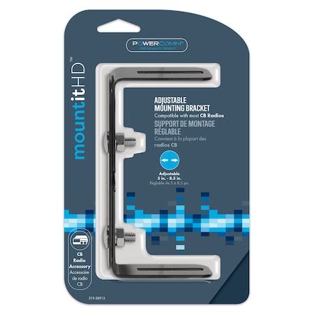 Powercomm CB Mounting Bracket Adjustable 215-56512 | Zoro