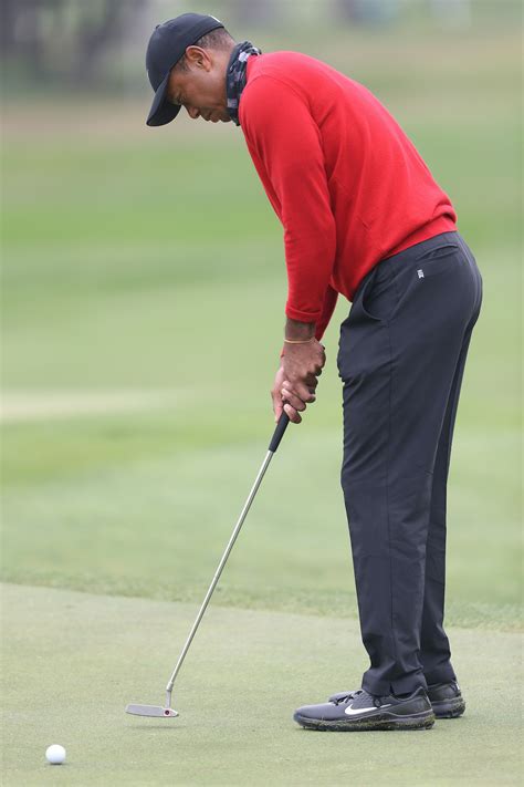 Tiger Woods Putting Posture