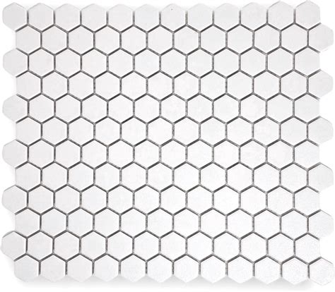 Buy TDPW-UNSW1-410 Super White Porcelain 78 Inch Hexagon Unglazed ...
