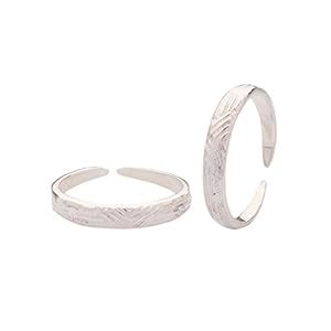 Voylla Designer 925 Sterling Silver Toe Rings Jewellery for Women ...