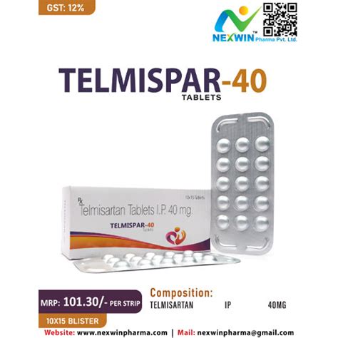 TELMISPAR-40 TABLETS Nexwin Pharma Pvt. Ltd.