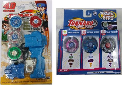 BEYBLADE 4D System Combo Metal Masters Fury With Handle Launcher & 3Pc ...