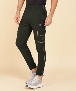 VERO LIE Solid Men Green Track Pants - Buy VERO LIE Solid Men Green ...