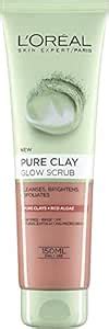 Buy L'Oreal Paris Pure Clay Red Algae Glow Face Scrub 150 ml Online at ...