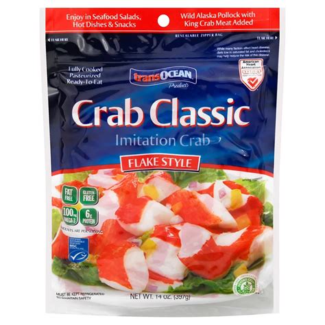 Trans-Ocean Crab Classics Imitation Crab - Shop Seafood at H-E-B