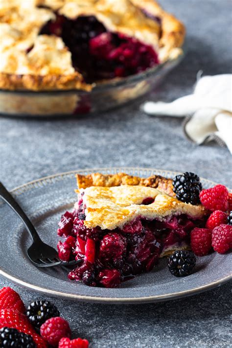Bumbleberry Pie (Mixed Berry Pie) - Bake. Eat. Repeat.