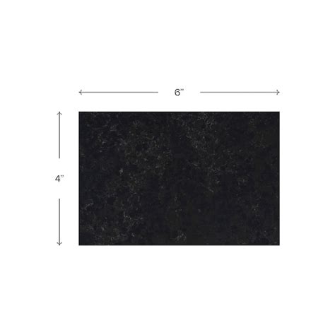 Silestone Corktown/ Suede Quartz Black Kitchen Countertop SAMPLE ( 4-in ...