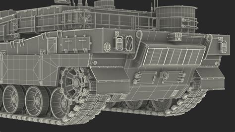 3D Korean K2 Tank Camouflage Color Rigged model | 3D Molier International
