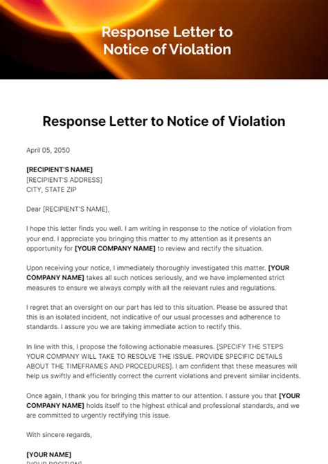 Free Explanation Letter Templates & Examples - Edit Online & Download | Template.net