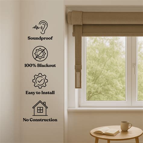 Luxury Soundproofing Curtains For Windows | 80% Noise Reduction – MMT ...