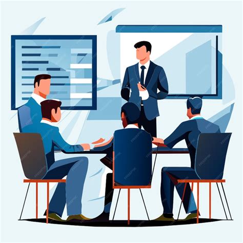 Business Meeting Vector 的图像结果