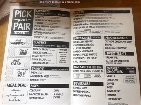 Online Menu of Potbelly Sandwich Shop Restaurant, Bellevue, Washington ...