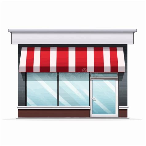 Front View of a Shop Vector 的图像结果