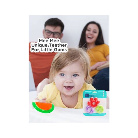 Mee Mee Multi-Textured Gel Filled Teether Set - Cureka - Online Health ...