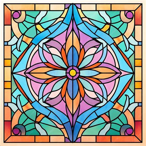 Premium Photo | Artistic Stained Glass Window Designs