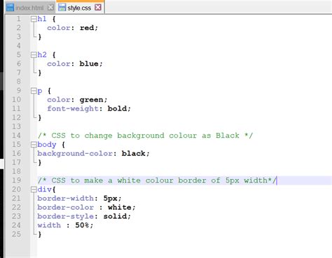Image result for CSS Example Code