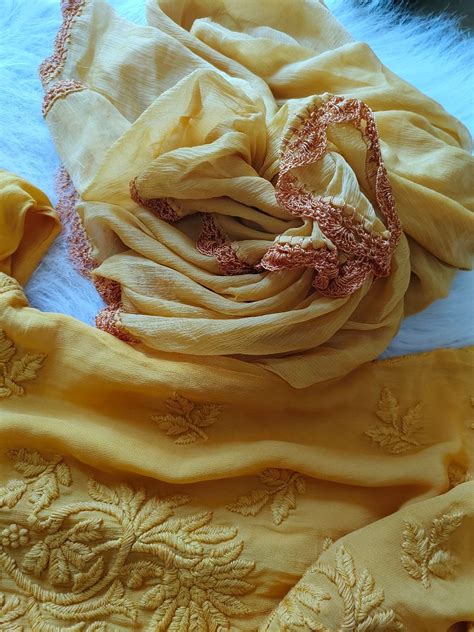 Mahira Premium Georgette Chikankari Palzzos Set