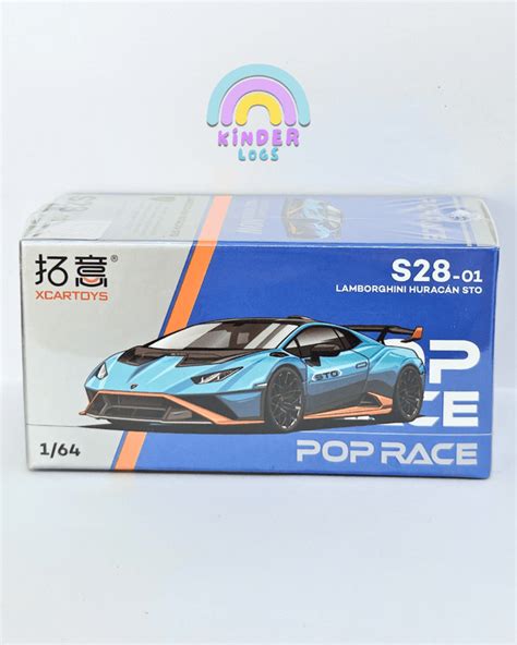 Pop Race XCARTOYS Lamborghini Huracan STO (S28-01) - Sealed Box - Buy ...