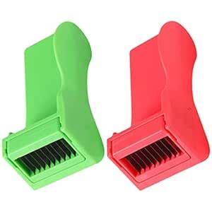 Hemoton 2 Pcs French Style Green Bean Vegetable Runner Slicer Green ...