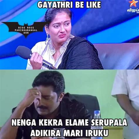 Bigg Boss Tamil: Gayathri Memes go viral in Social Media - Photos ...