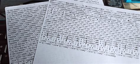 drivers - I have installed my printer but it prints symbols ...