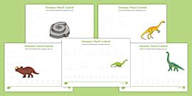 Dinosaur Colour and Count Worksheet - Twinkl