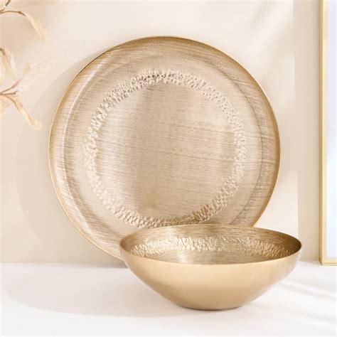 Buy Grain Metal Decorative Bowl from Home Centre at just INR 1299.0