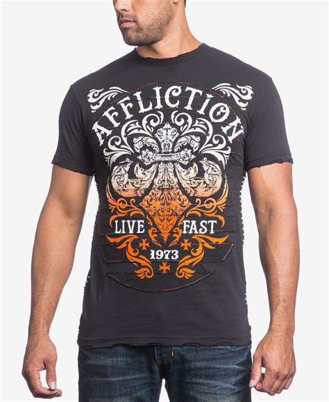 Affliction Men's Truth & Consequence T-Shirt - T-Shirts - Men - Macy's ...